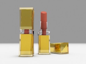 lipstick loreal color riche 3D Модель