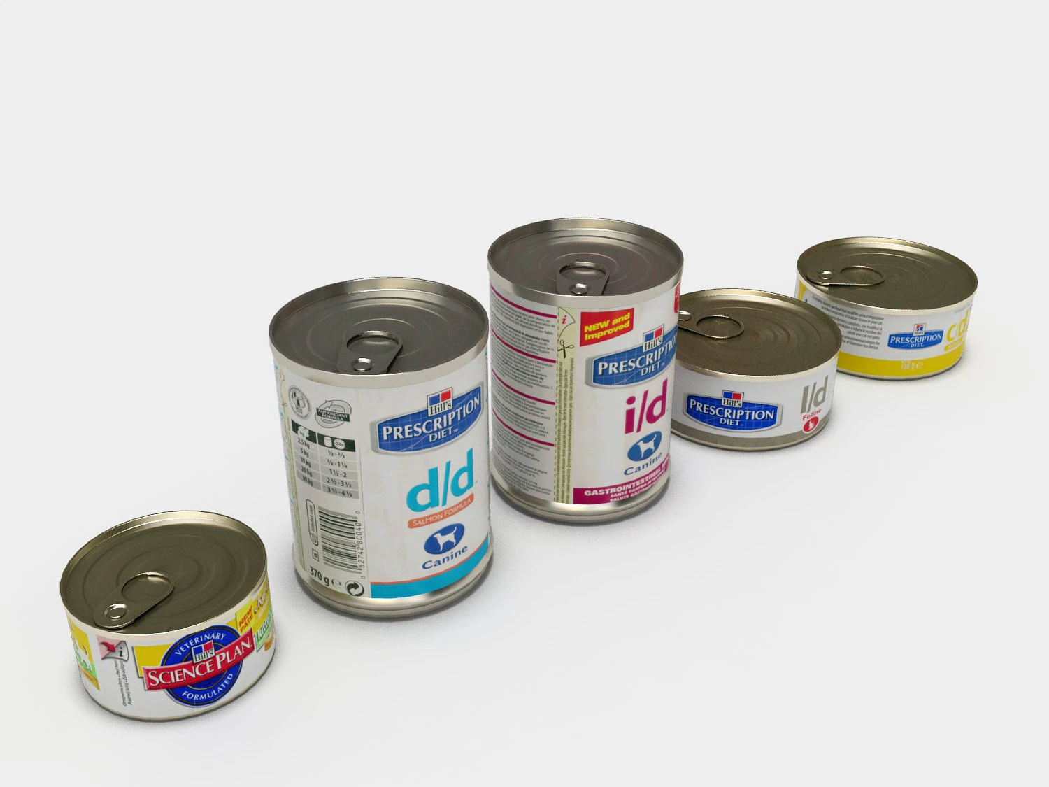 dog food hills 3D Model .c4d .max .obj .3ds .fbx .stl .blend 