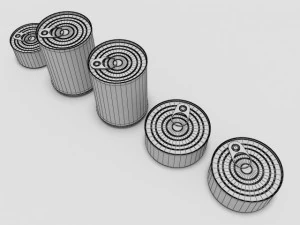 dog food hills 3D Model