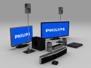 philips home theater Modelo 3D