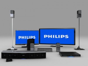 philips home theater Modelo 3D