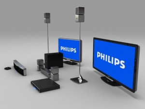 philips home theater Modelo 3D