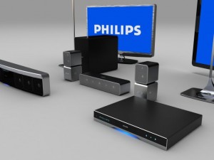 philips home theater Modelo 3D