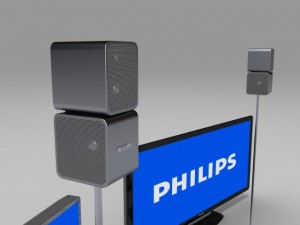 philips home theater Modelo 3D