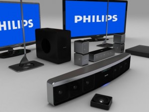 philips home theater Modelo 3D