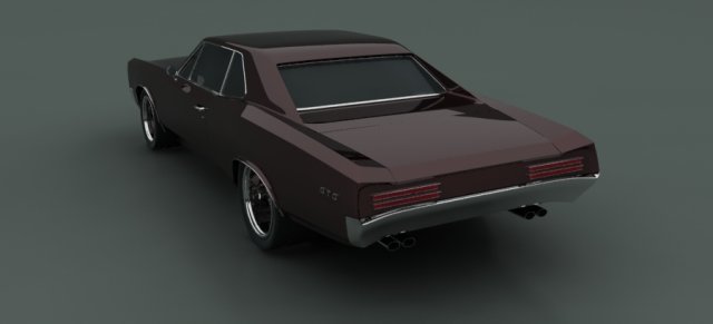 pontiac gto Modèle 3D .c4d .max .obj .3ds .fbx .stl .blend 