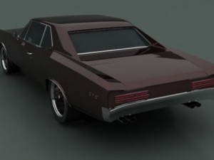 pontiac gto Modello 3D