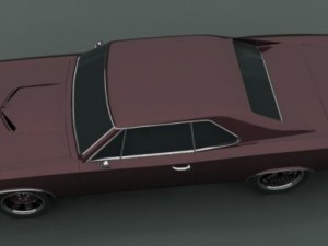 pontiac gto Modèle 3D