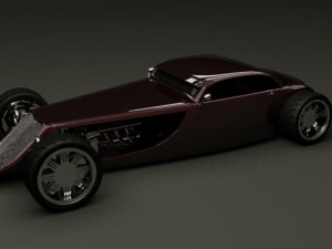 hotrod Modello 3D