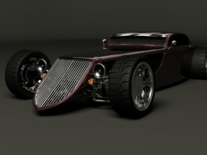 hotrod 3D मॉडल