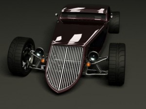 hotrod 3D मॉडल