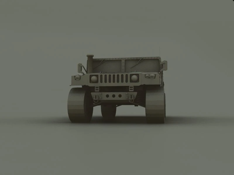 hammer h1 3D Model .c4d .max .obj .3ds .fbx .stl .blend 