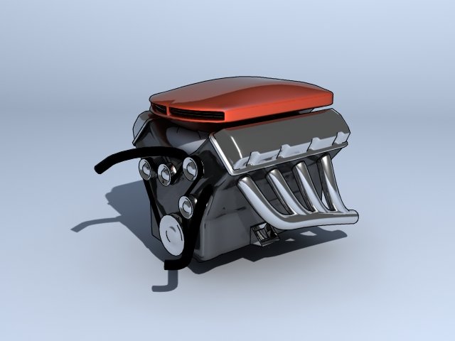 engine 3D Model .c4d .max .obj .3ds .fbx .stl .blend 
