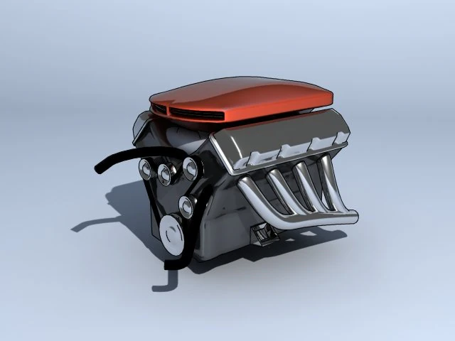 motor Modelo 3D .c4d .max .obj .3ds .fbx .stl .blend 