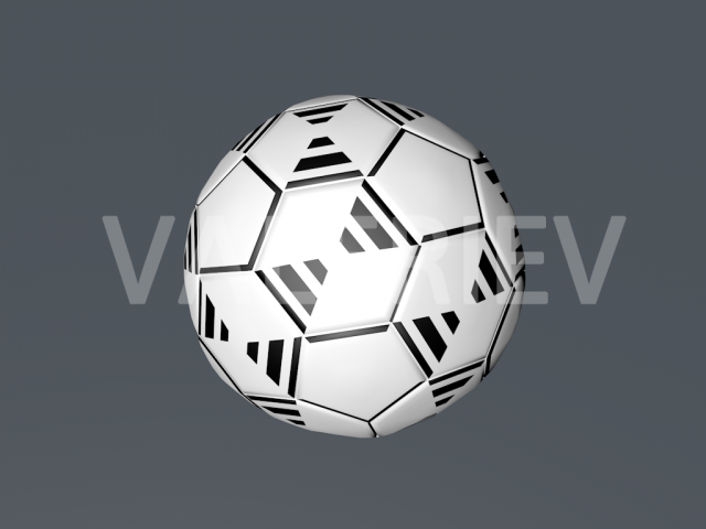 football soccer ball Modèle 3D .c4d .max .obj .3ds .fbx .stl .blend