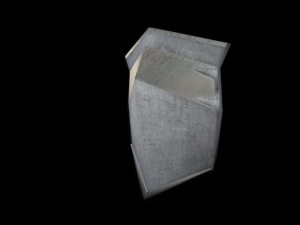 raw iron shield 3D Model