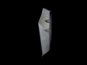 raw iron shield 3D Model
