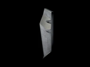raw iron shield 3D Model