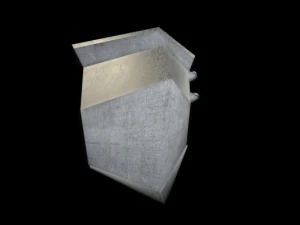raw iron shield 3D Model