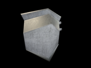 raw iron shield 3D Model