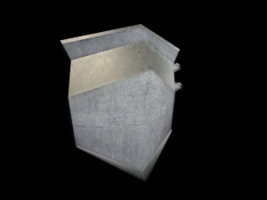 raw iron shield 3D Model