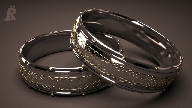 silver ring 3D Model .c4d .max .obj .3ds .fbx .stl .blend