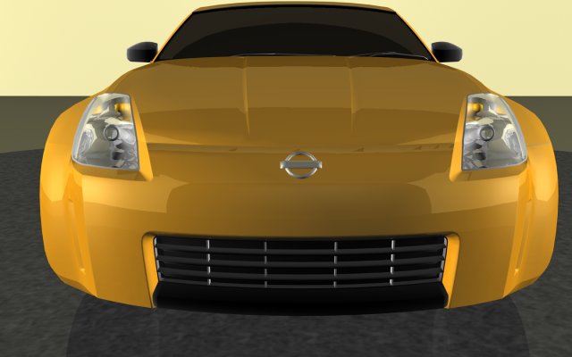 nissan 350z 3D Model .c4d .max .obj .3ds .fbx .stl .blend 