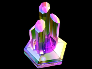 Kristall 3D Modell