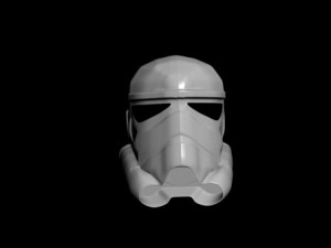 clone trooper semifinished helmet 3D Model