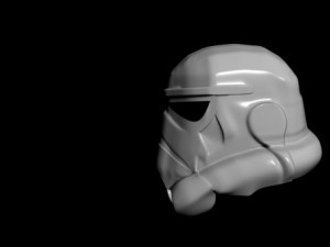 clone trooper semifinished helmet 3D Model