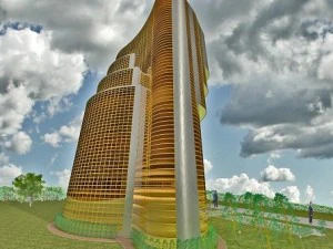 contemporary skyscraper 3D Model