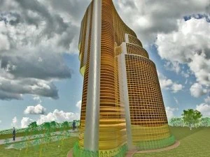 contemporary skyscraper 3D Model