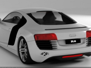 audi r8 52 fsi quattro Modelo 3D