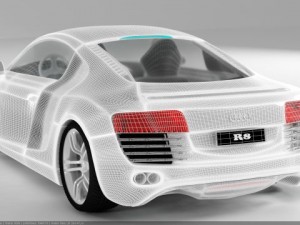 audi r8 52 fsi quattro Modelo 3D