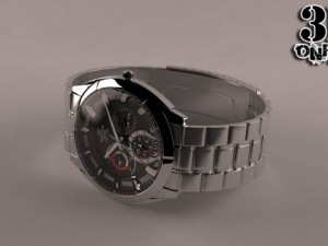 the watch casio wr100 3D Model