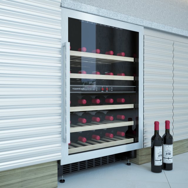 kuppersbusch uwk 8200-0-2z electric wine cabinet 3D Модель .c4d .max .obj .3ds .fbx .stl .blend 
