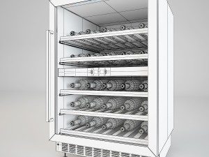 kuppersbusch uwk 8200-0-2z electric wine cabinet 3D Модель