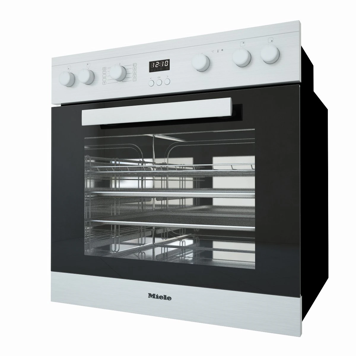 miele h2261 lst oven miele mk 6012 cooktop 3D Model .c4d .max .obj .3ds .fbx .stl .blend 