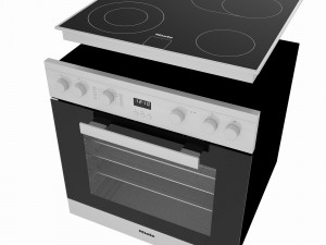 miele h2261 lst oven miele mk 6012 cooktop 3D मॉडल