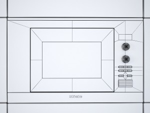 miele m6032 microwave 3D Model