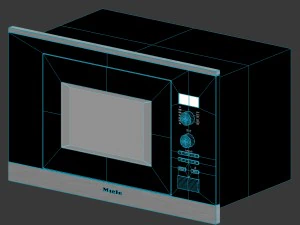 miele m6032 microwave 3D Model