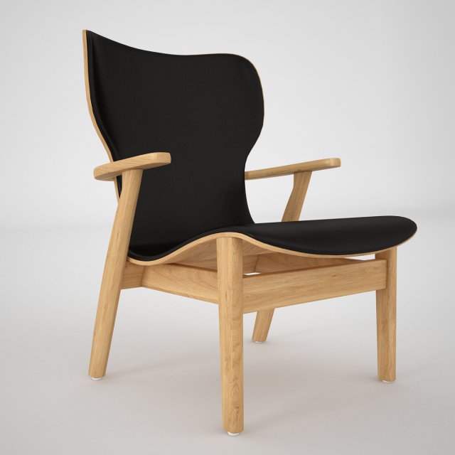 artek domus chair 3D Model .c4d .max .obj .3ds .fbx .stl .blend 