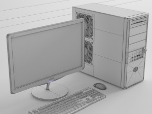 personal computer Model 3D