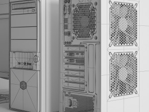 personal computer Model 3D