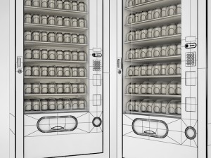 beverage vending machines 3D Model