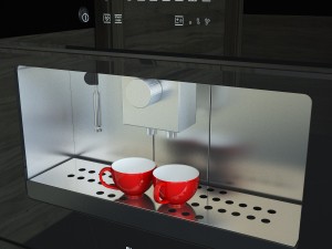 fulgor milano coffee machine lcm4509tcbk lwd15bk 3D 모델