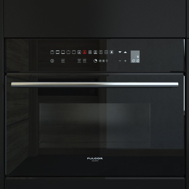 fulgor milano compact oven Model 3D .c4d .max .obj .3ds .fbx .stl .blend