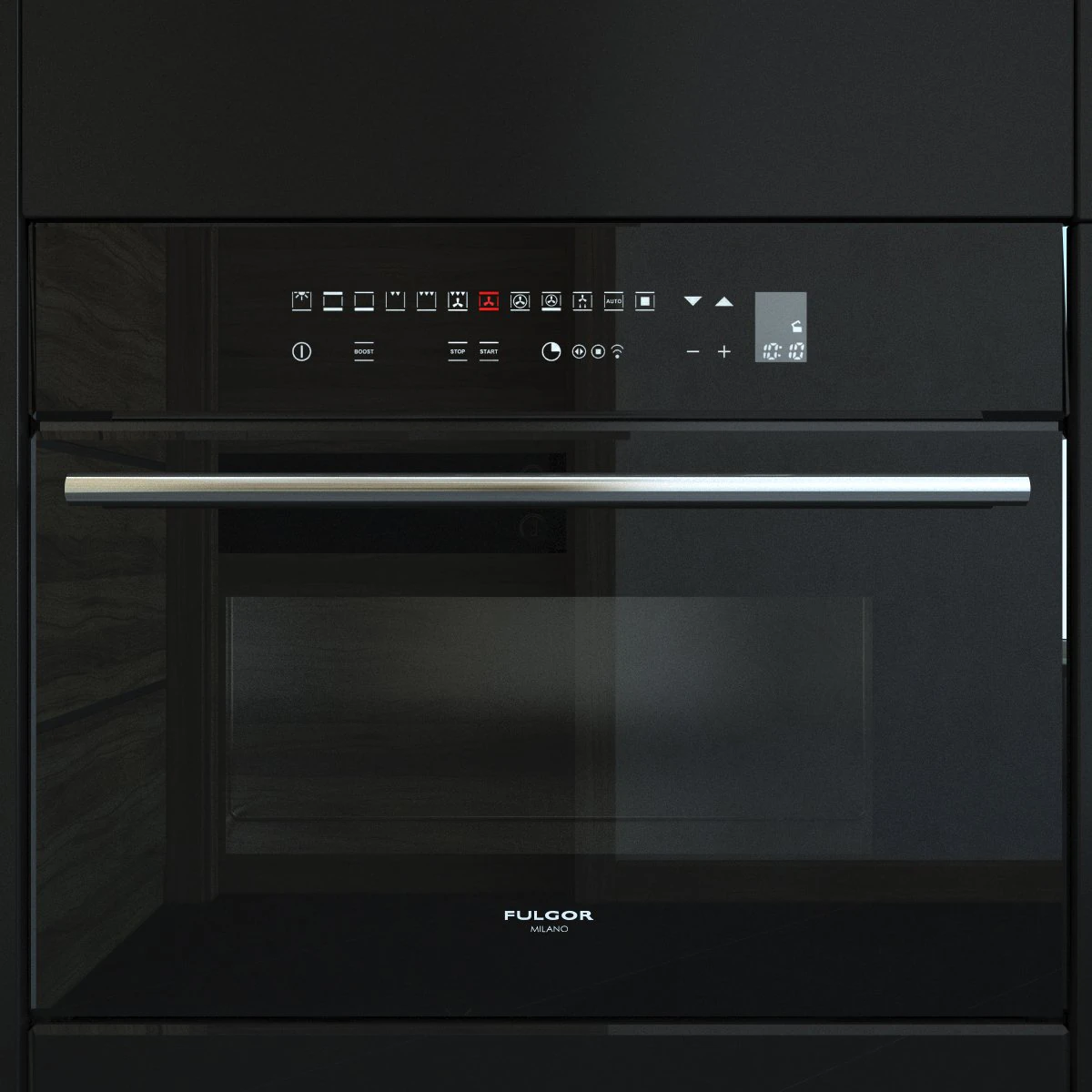 fulgor milano compact oven 3D Model .c4d .max .obj .3ds .fbx .stl .blend 