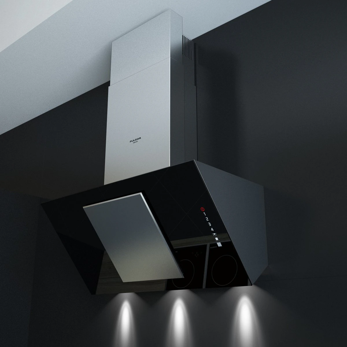 fulgor milano lifeline lhd 9001 tc cooking hoods 3D Model .c4d .max .obj .3ds .fbx .stl .blend 