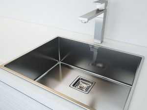 fulgor milano plano kitchen sink 3D Модель